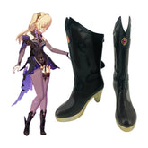 Genshin Impact Fischl Cosplay Shoes for Anime Expo and Role Play - Halloweez